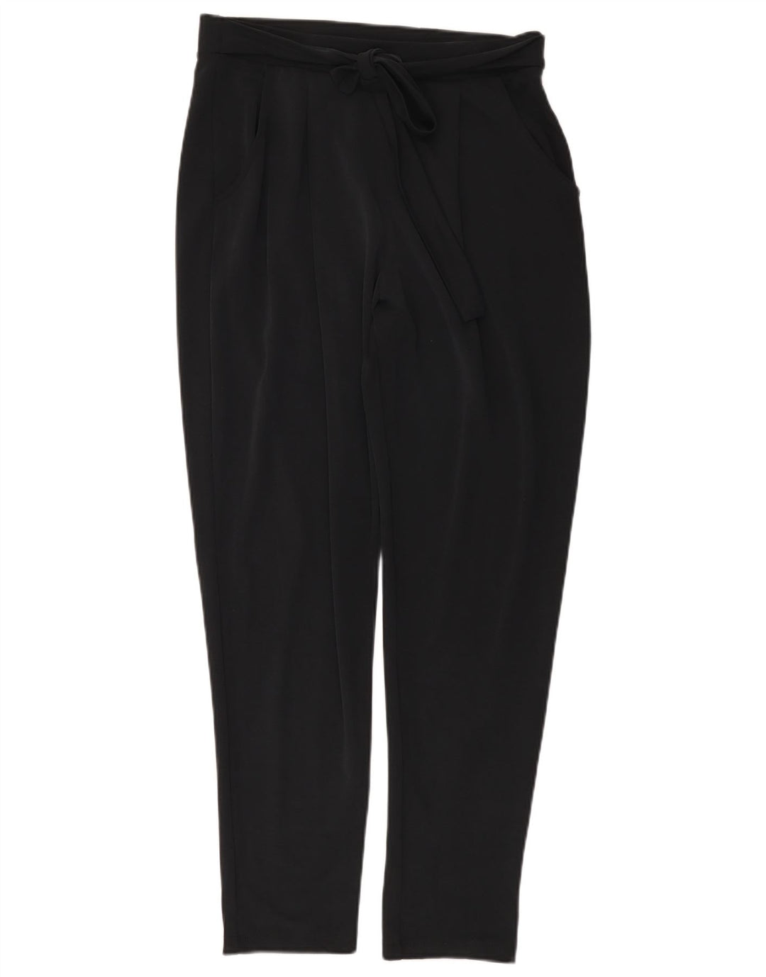 Marks & Spencer Pantalones Chinos Pegged para Mujer UK 12 Medium W30 L31 Negro