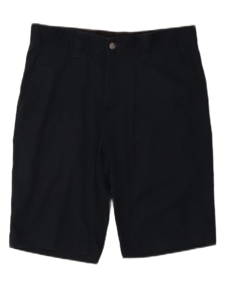 Pantalones cortos chinos Volcom para hombre W30 Medium Azul marino Algodón