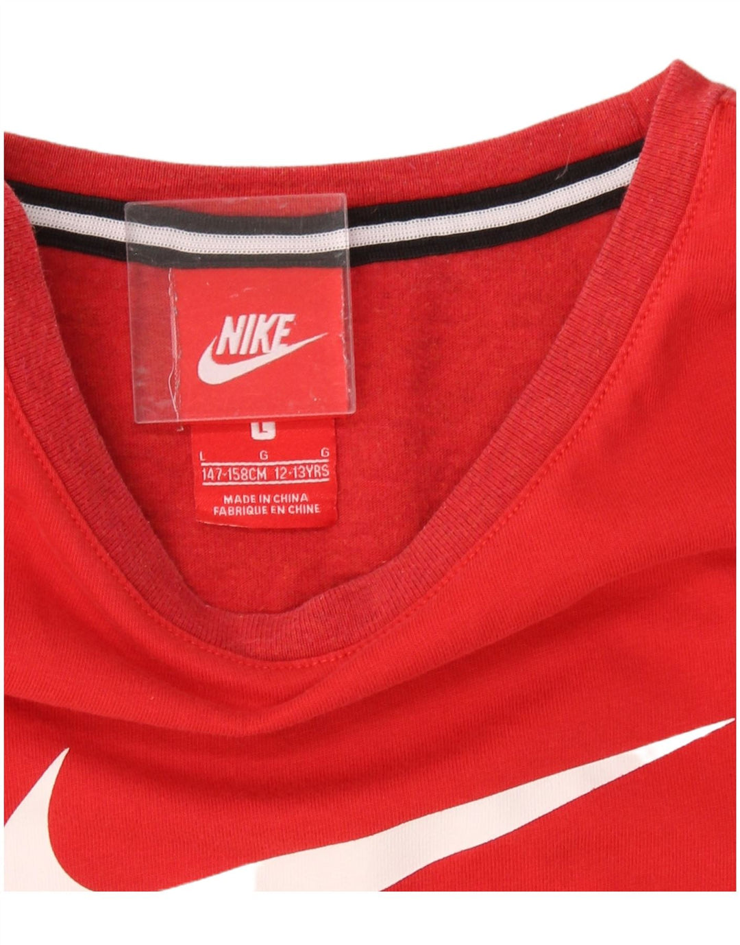 NIKE Boys Graphic T-Shirt Top 12-13 Years Large Red