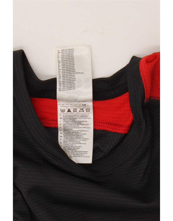 Adidas Hombre Top Manga Larga XL Gris Colorblock Poliéster