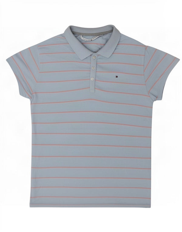 Tommy Hilfiger Polo para Mujer UK 40 XL Rayas Azules