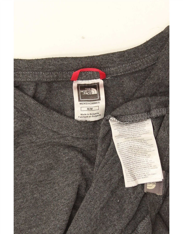 Camiseta The North Face Hombre Top Algodón Moteado Gris Medio