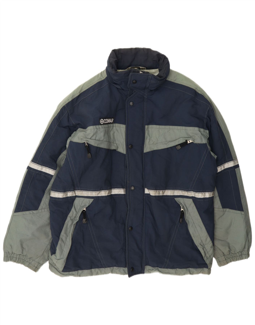 Colmar Chaqueta de esquí para hombre IT 48 Medium Azul marino Colorblock