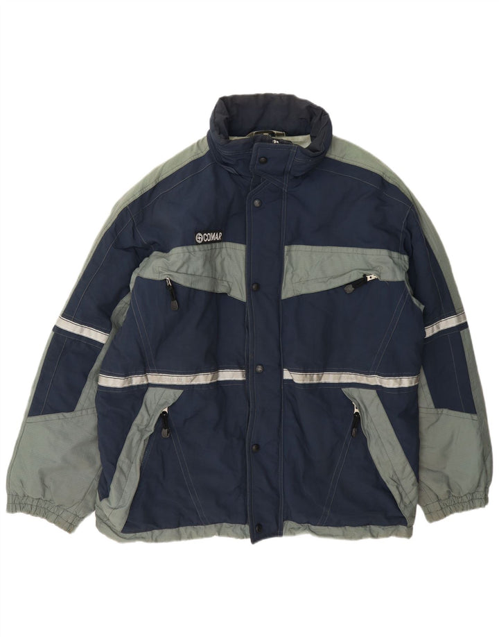 Colmar Chaqueta de esquí para hombre IT 48 Medium Azul marino Colorblock