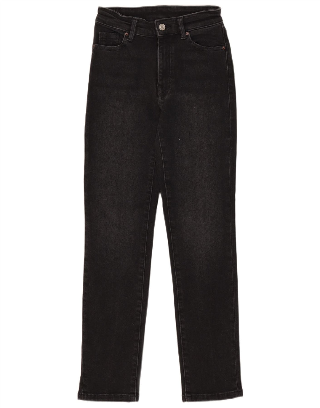 Massimo Dutti Vaqueros Slim Mujer EU 34 2XS W24 L28 Negro