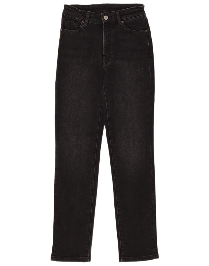 Massimo Dutti Vaqueros Slim Mujer EU 34 2XS W24 L28 Negro