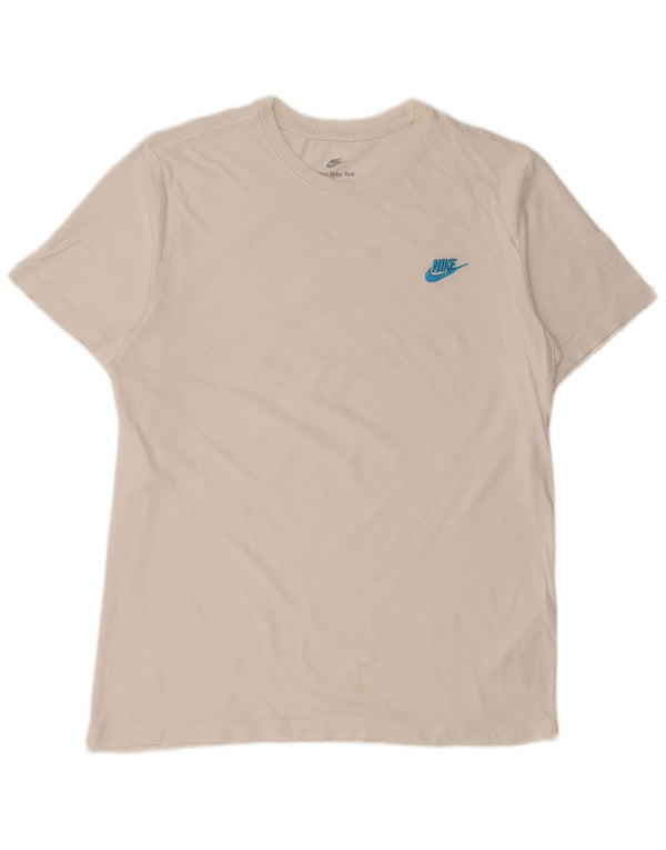 Camiseta Nike Hombre Top Medium Blanco Algodón