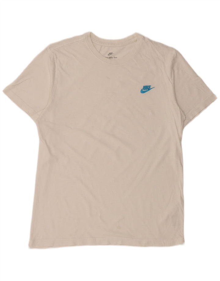 Camiseta Nike Hombre Top Medium Blanco Algodón