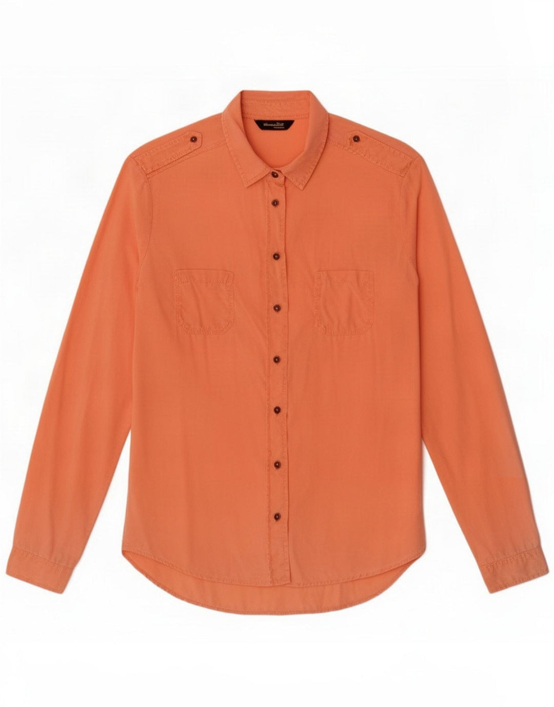 Camisa Massimo Dutti Mujer EU 38 Small Naranja