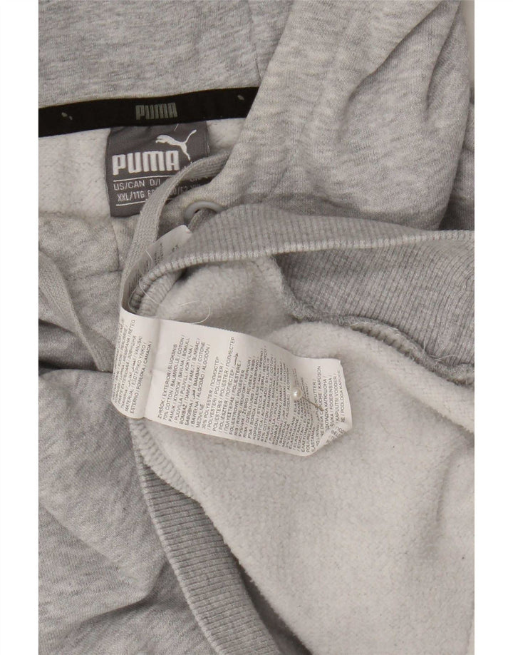 Puma - Sudadera con capucha para hombre, talla 2XL, algodón gris