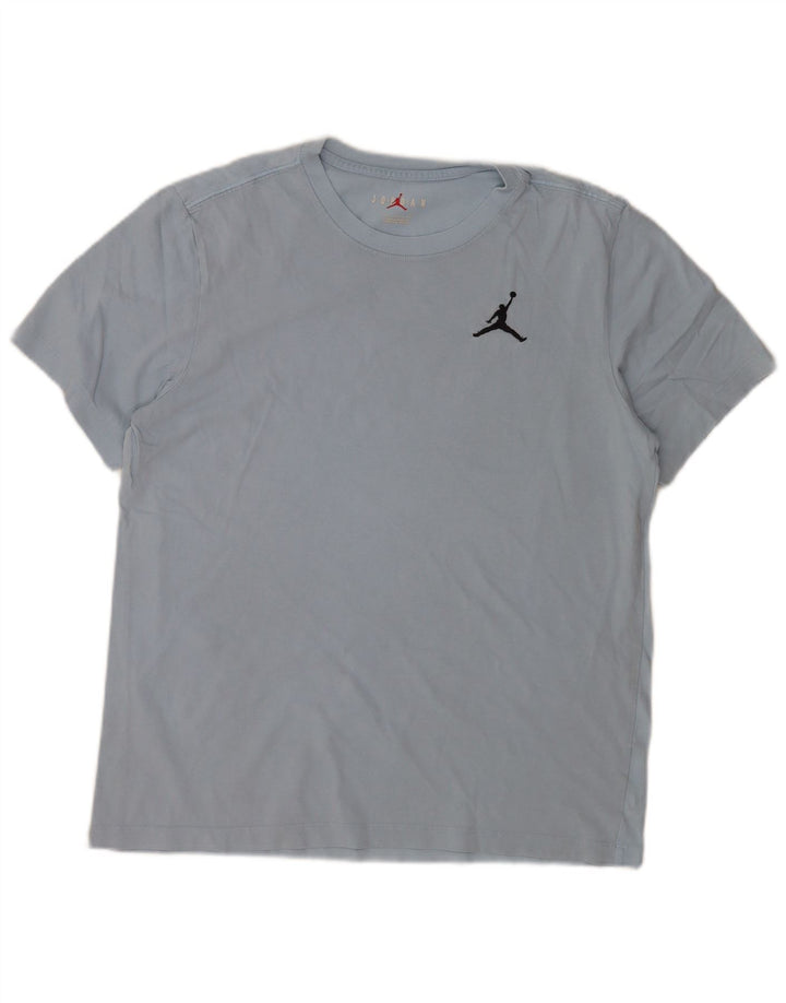 Jordan - Camiseta para hombre, talla grande, algodón azul
