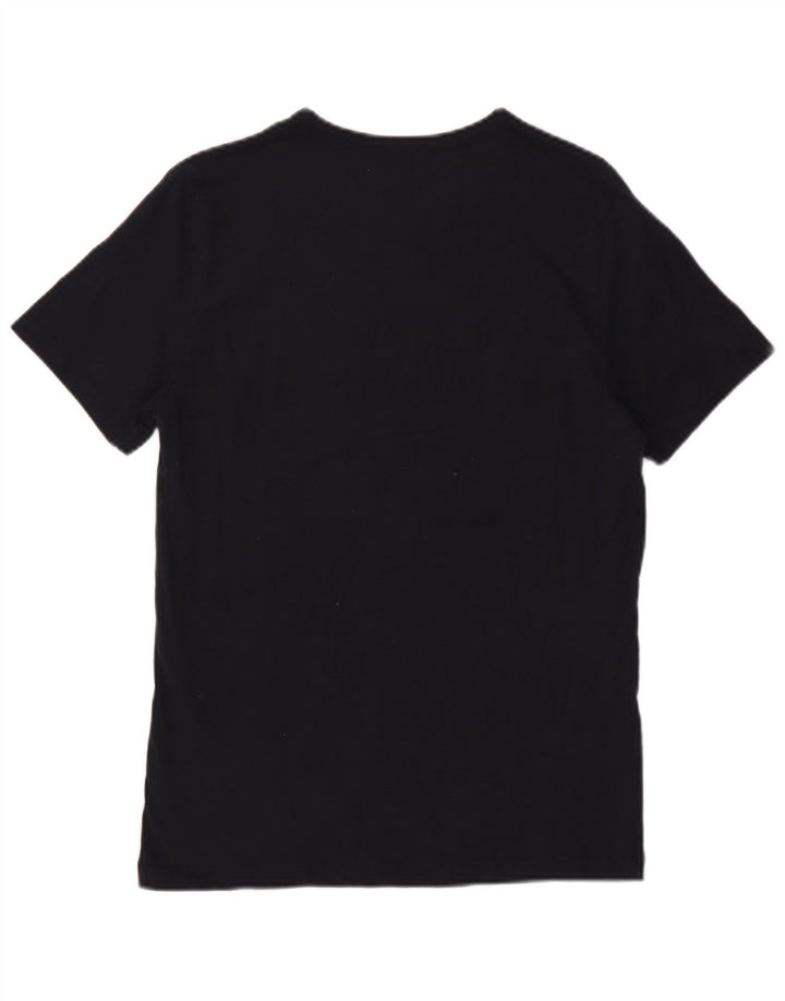 Camiseta Reiss Hombre Top Small Algodón Negro