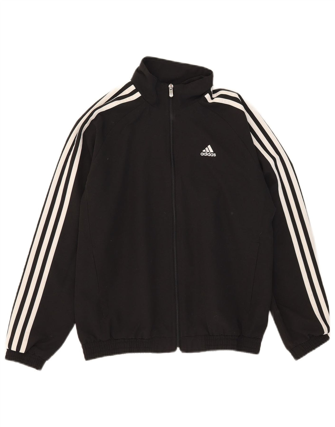 Adidas Chicos Clima 365 Chándal Top Chaqueta 11-12 Años Negro Poliéster