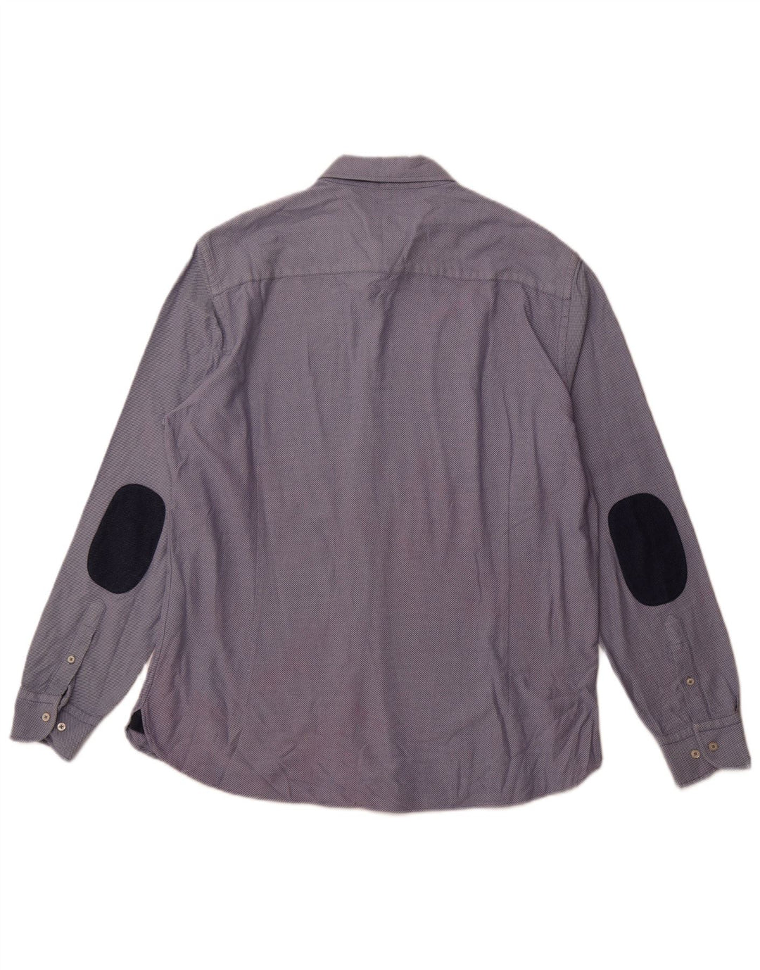 Camisa Massimo Dutti Hombre 2XL Azul Algodón