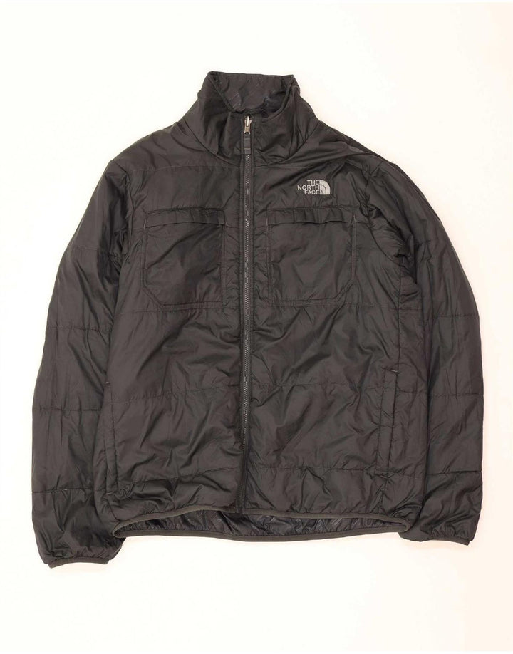 The North Face Chaqueta reversible para hombre UK 40 Large Nylon negro