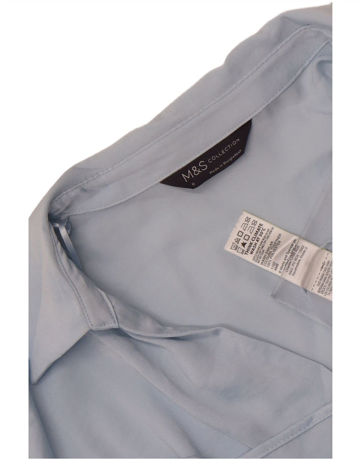 Marks & Spencer Top tipo túnica para mujer UK 8 Small Poliéster azul