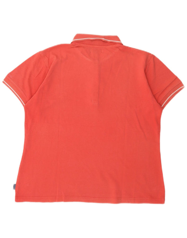 Polo Asics Mujer UK 18 XL Algodón Rosa