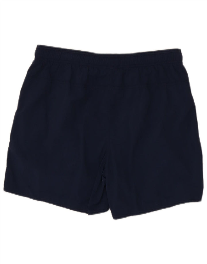 Adidas - Pantalones cortos deportivos para hombre, nailon azul marino mediano