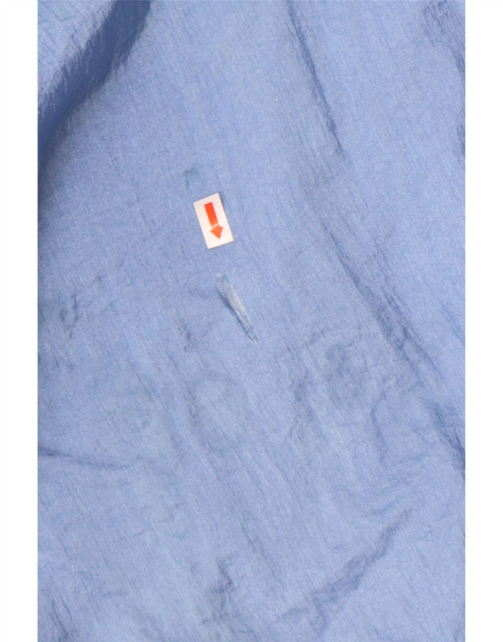 PUMA Chaqueta de chándal para hombre, color azul medio, poliamida con bloques de color