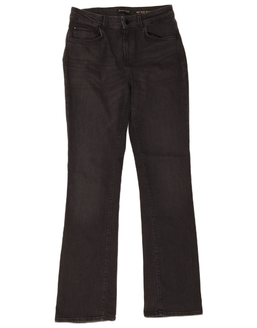 Massimo Dutti Vaqueros Bootcut De Tiro Medio Para Mujer EU 38 Small W28 L32 Gris