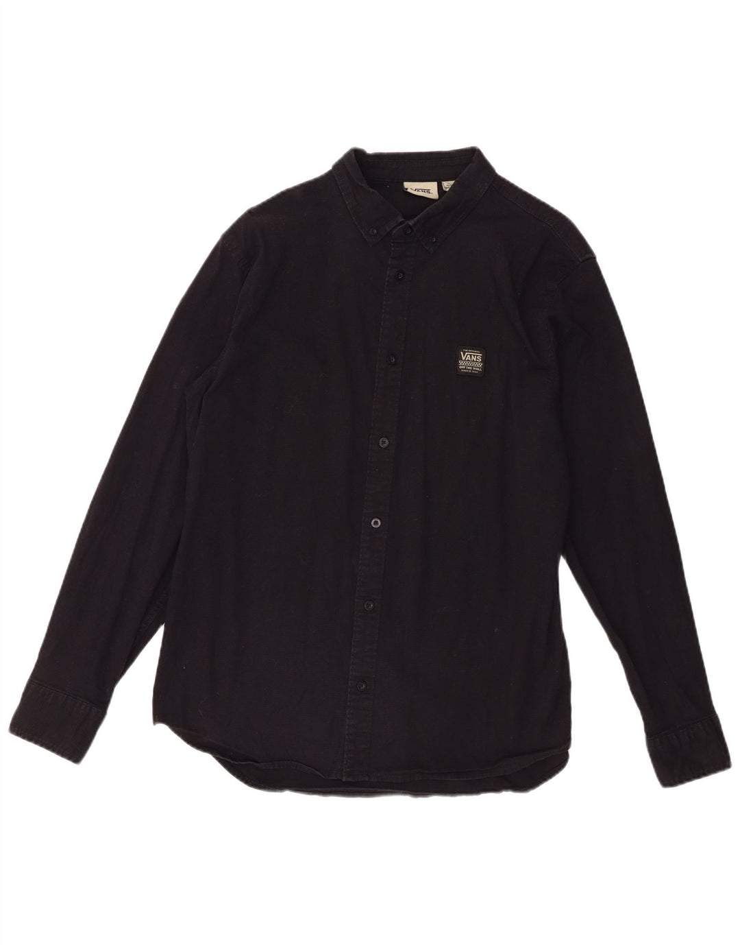 Vans Camisa gráfica grande de algodón a rayas negras para hombre