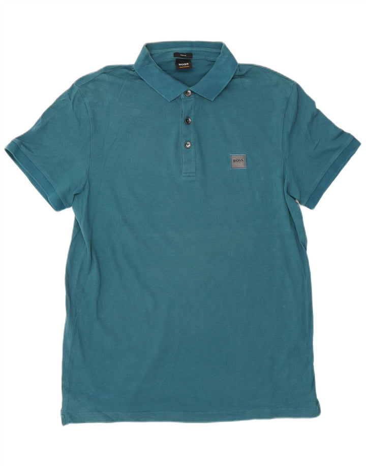 Polo HUGO BOSS Hombre Slim Fit XL Azul
