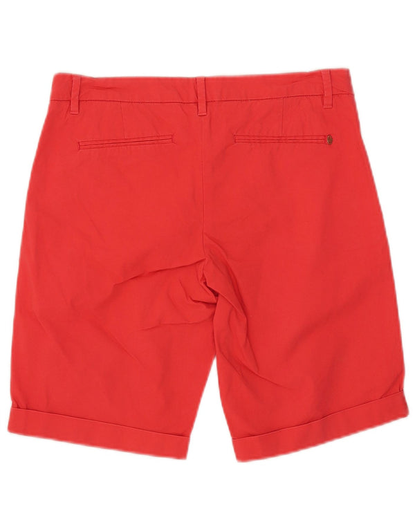Conte of Florence Pantalones cortos chinos para mujer IT 42 Medium W30 Algodón rojo