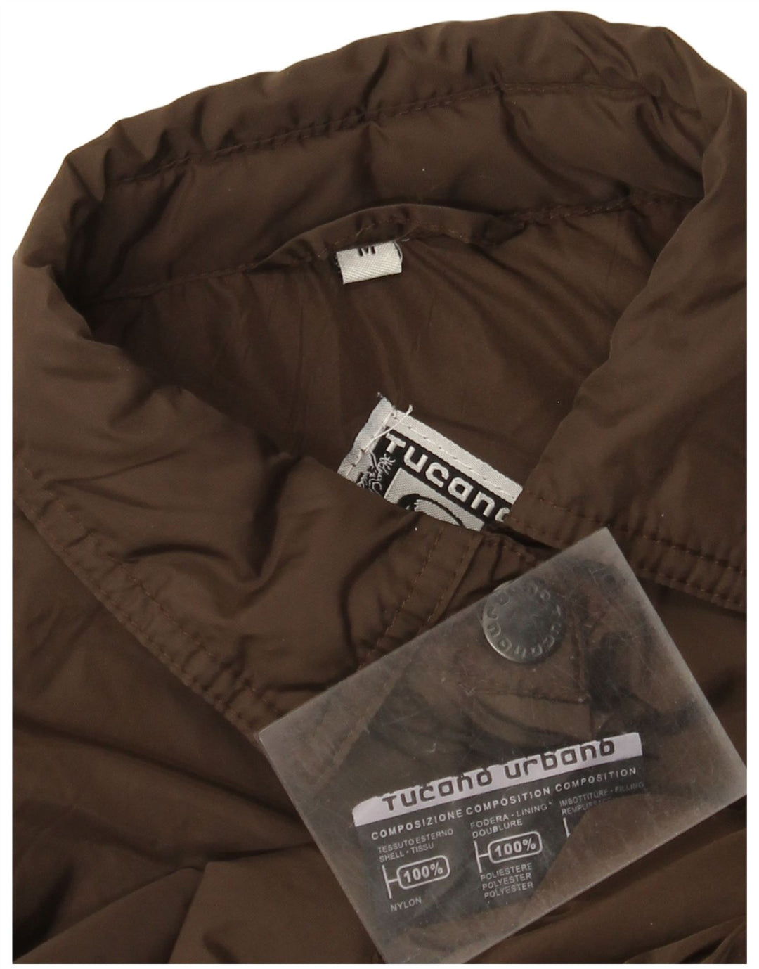 Tucano Urbano Chaqueta utilitaria para mujer UK 44 Medium Brown Nylon