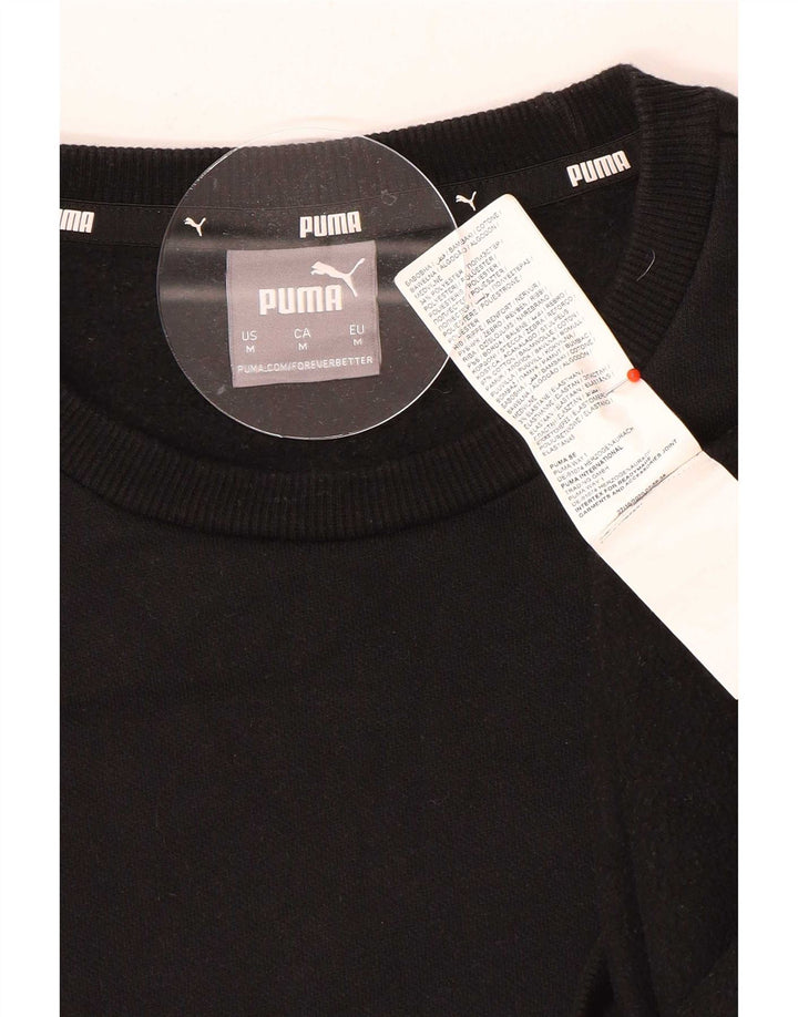 Puma Hombre Sudadera Gráfica Jumper Medium Negro Algodón