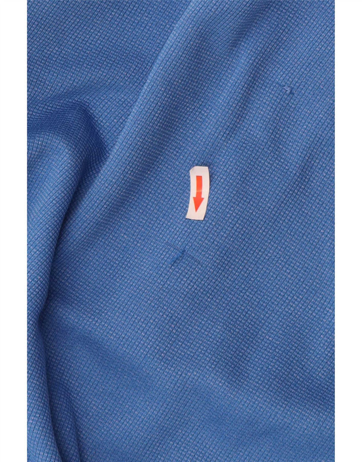Under Armour Hombre Zip Neck Sudadera Jumper Azul Medio Poliéster