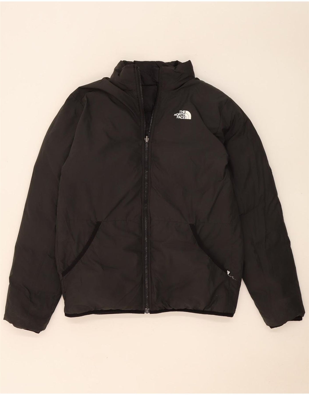 The North Face Chaqueta acolchada reversible para niño 14-15 años XL Negro Poliéster