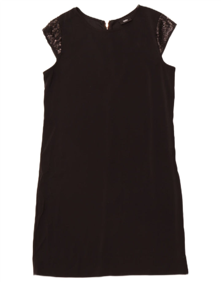 MOSSIMO Vestido recto para mujer UK 6 XS Poliéster negro