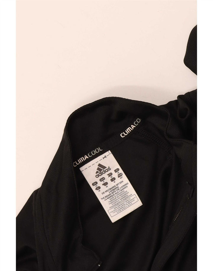 Adidas Climacool - Chándal con cremallera y cuello para mujer, talla 10, color negro