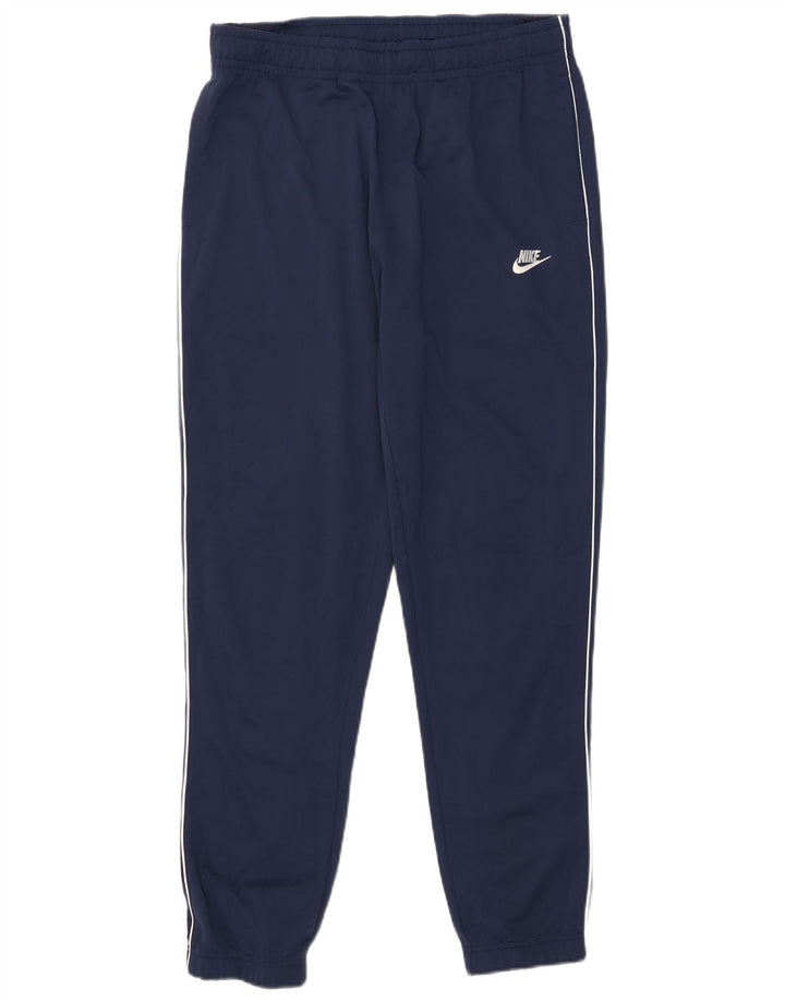 Nike - Pantalones de chándal para hombre, color azul marino, poliéster