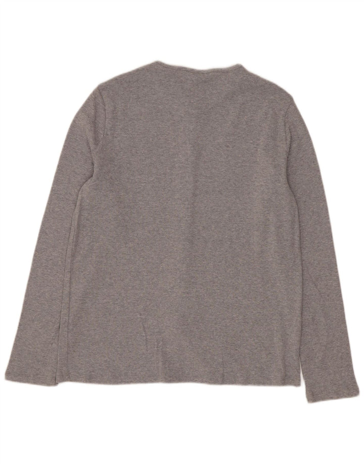 Marks & Spencer Suéter tipo cárdigan para mujer Reino Unido 12 Algodón gris medio