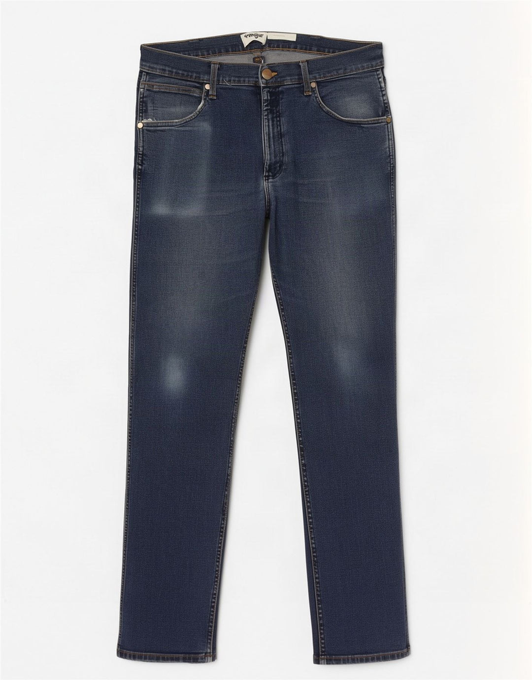 Wrangler Vaqueros rectos de corte regular para hombre W34 L32 Algodón azul