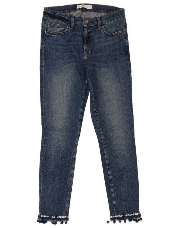 Zara Jeans Slim para Mujer EU 38 Small W28 L27 Algodón Azul