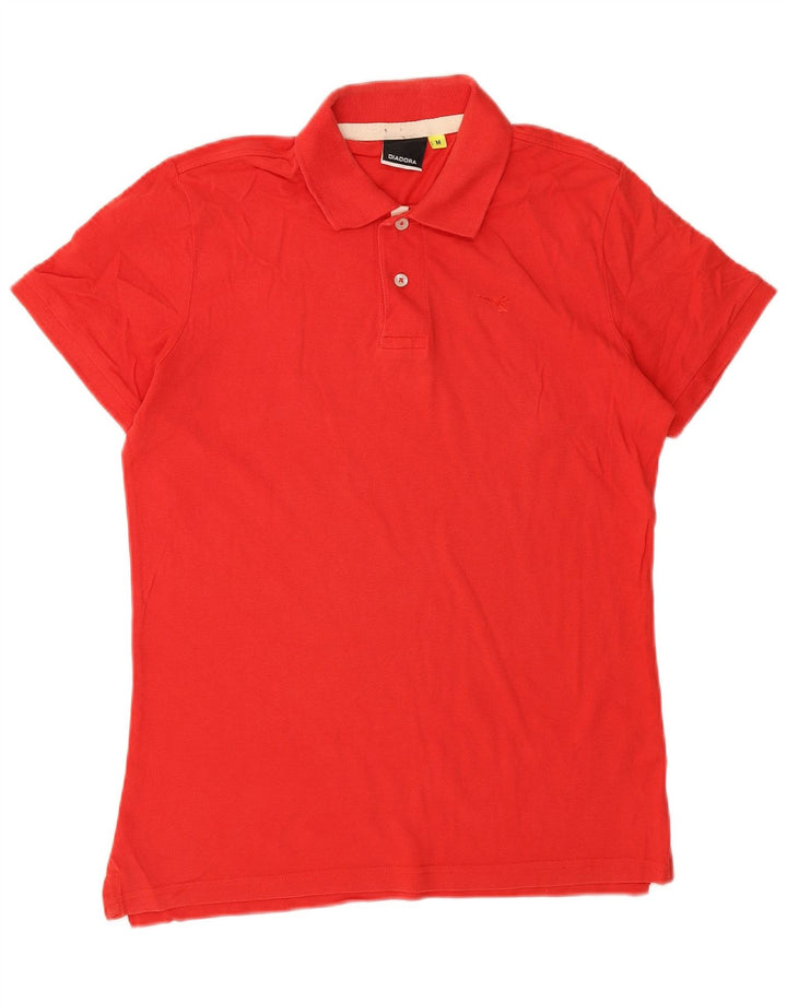 Polo Diadora Hombre Algodón Rojo Medio