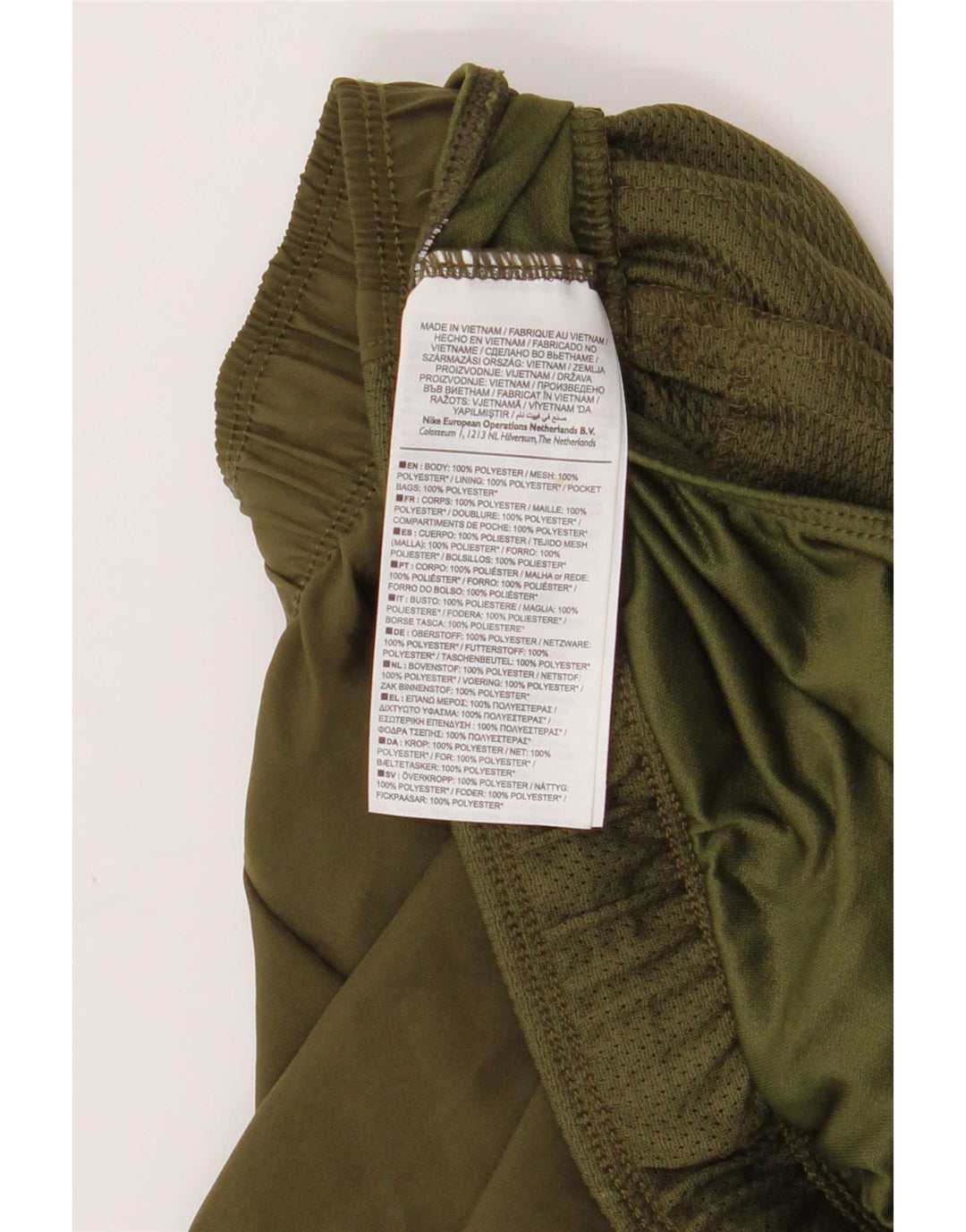 Pantalones Cortos Deportivos Nike Hombre Verde Medio Poliéster Deportes