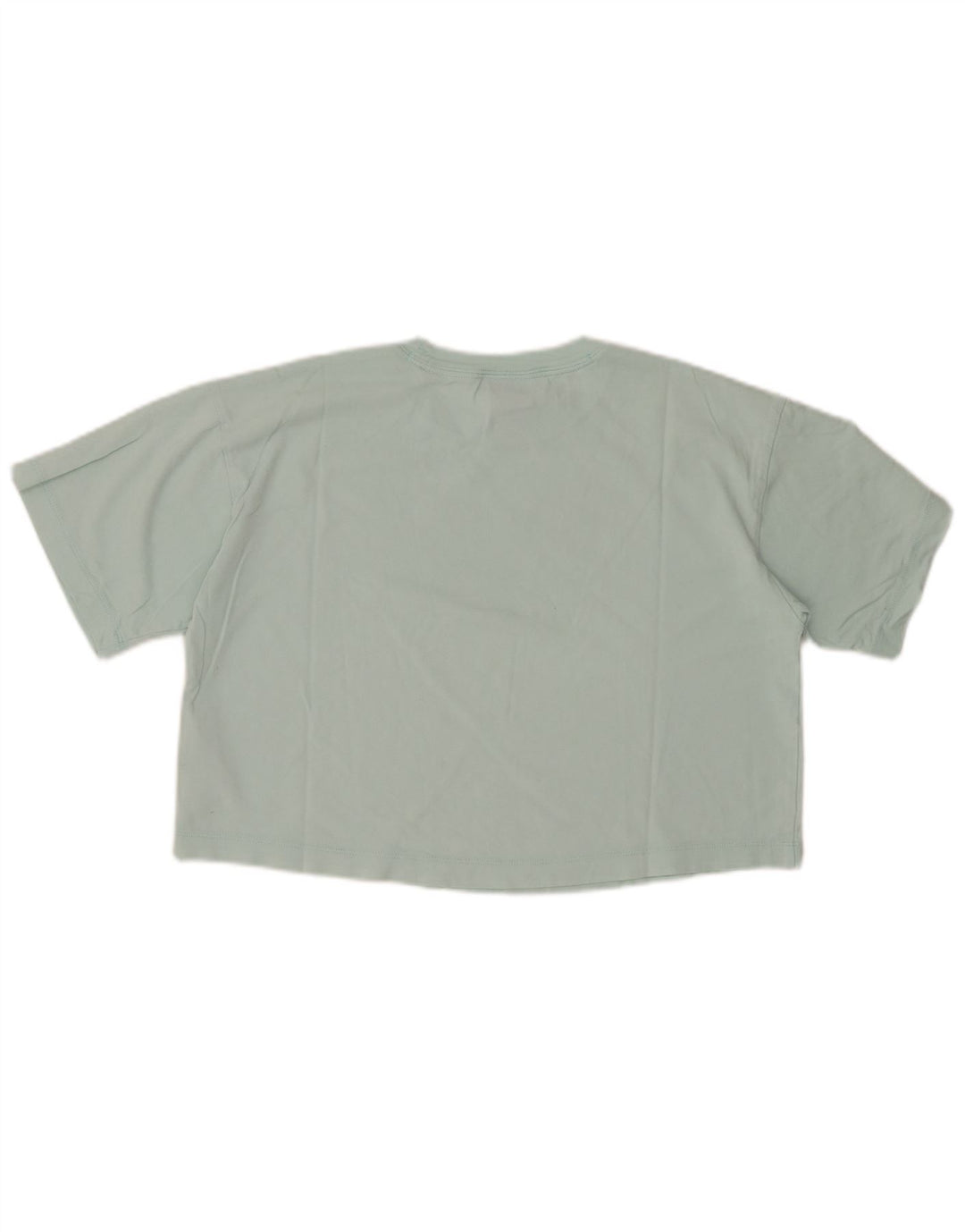 CHAMPION Camiseta corta con gráfico para mujer UK 40 Algodón turquesa mediano