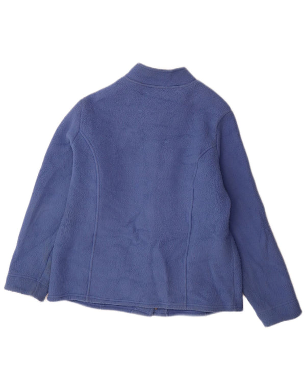 Marks & Spencer Chaqueta polar para mujer UK 44 Poliéster azul grande