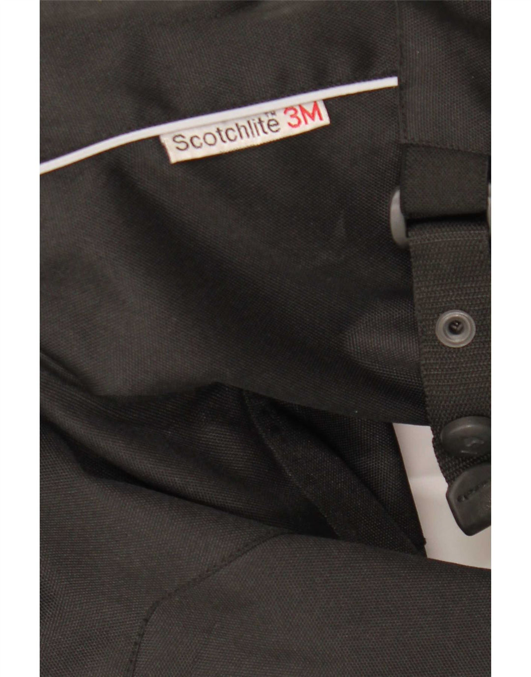 Scotchlite 3M Chaqueta Racer para hombre UK 42 XL Poliéster negro
