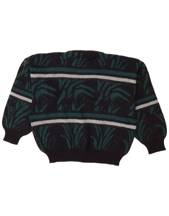 MAGNUM Jersey de cuello redondo para hombre IT 52 Large Azul marino