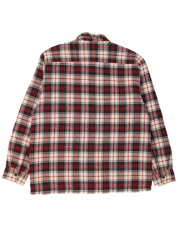 Piombo Camisa De Franela Leñador XL Algodón Cuadros Multicolor Hombre