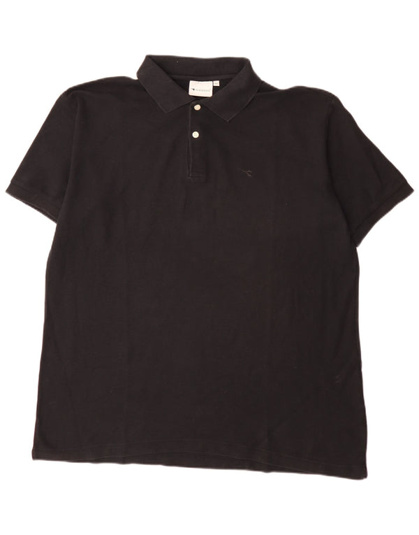 Diadora Polo Regular Fit Hombre IT 54 XL Algodón Negro
