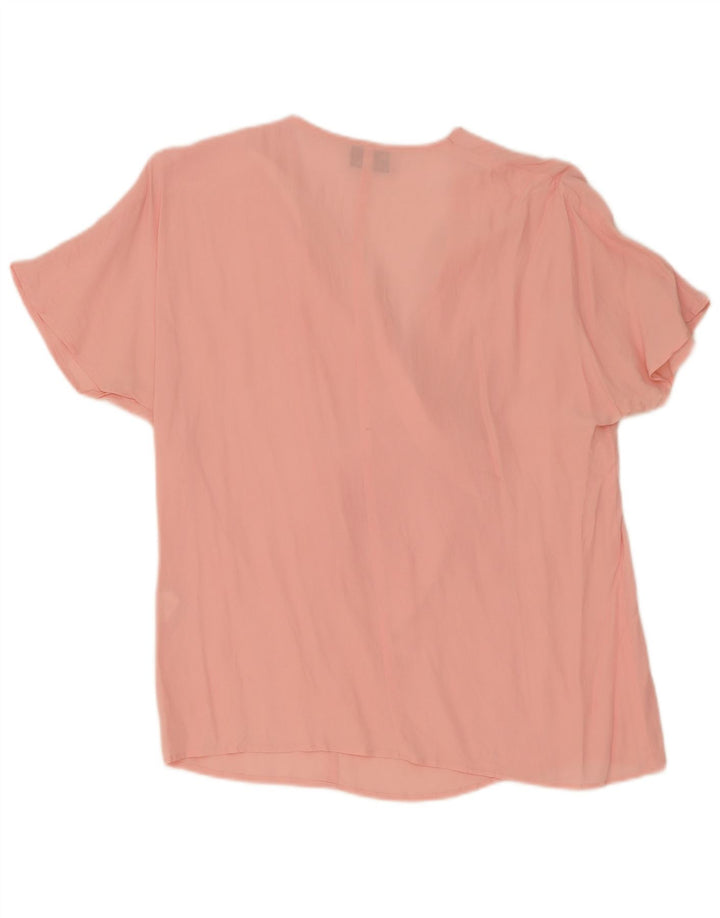 Blusa vintage para mujer Top IT 46 Acetato rosa grande