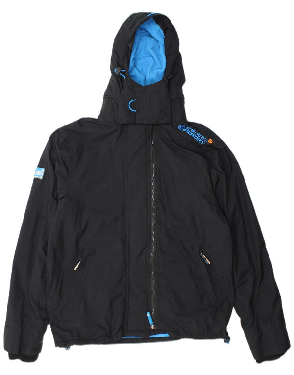 Superdry Chaqueta Cortavientos Estampada para Mujer UK 46 Large Black