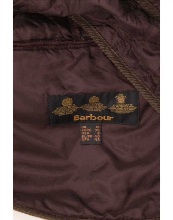 Barbour Chaqueta Acolchada Para Mujer UK 42 Poliamida Marrón Medio