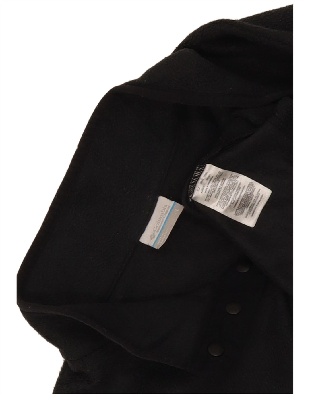 Columbia - Jersey de forro polar con cuello y botones para hombre, poliéster gris grande
