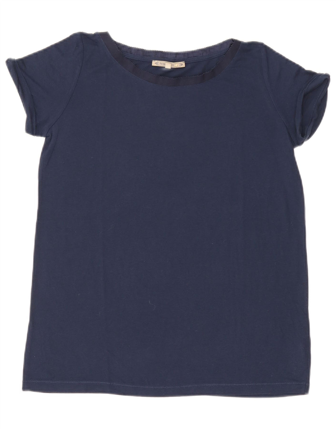 PATRIZIA PEPE Camiseta extragrande para mujer US 0 XS Azul marino Viscosa